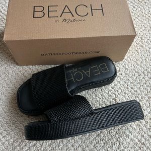 Beach by Matisse Platform Chunky Slide Sandals